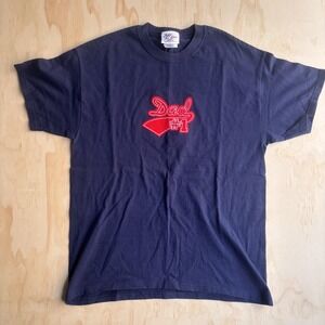 Vintage 90s Sport #1 Dad Shirt Mens Large Blue Fathers Day Gift Tee T-Shirt